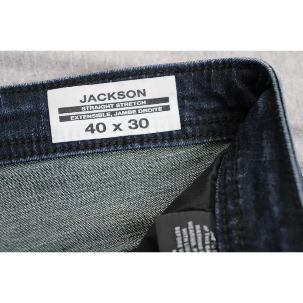 Buffalo‎ David Bitton Jeans Mens 40 X 30 Blue Denim Stretch Straight Leg